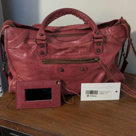 Balenciaga Agneau Classic City Moto Bag - Picture 2 of 10